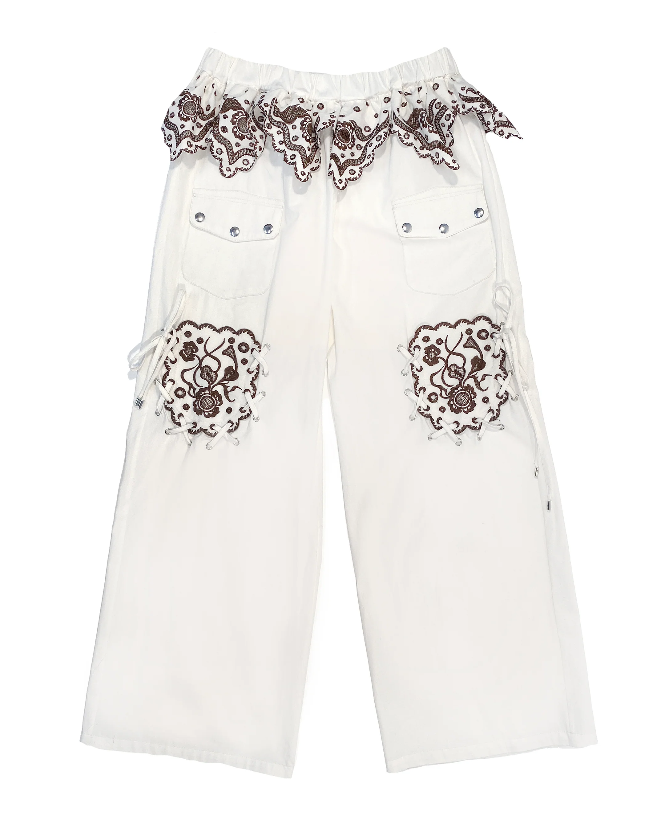 White Lansky Trousers