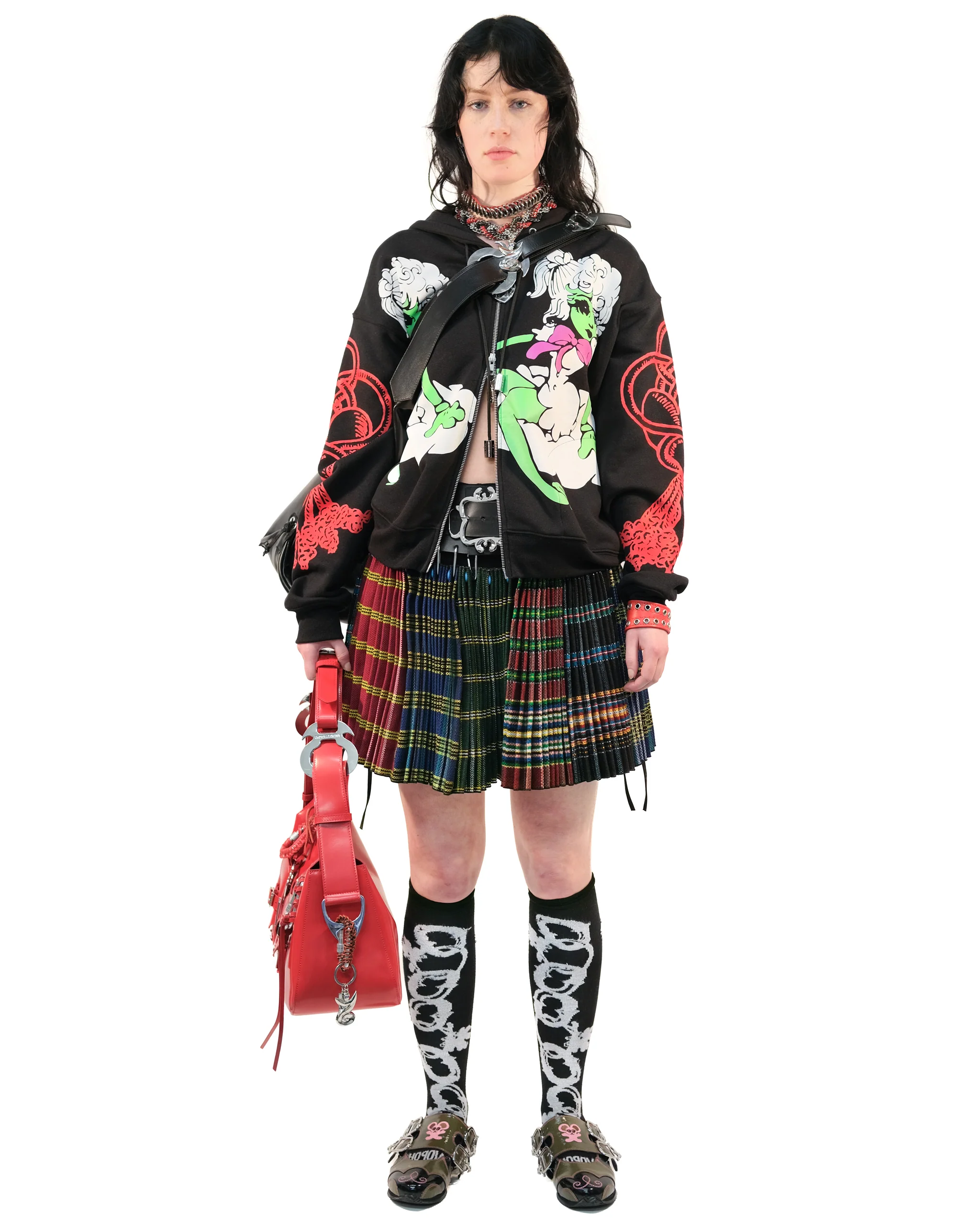 Zena Folkloric Mini Carabiner Skirt - Image 3